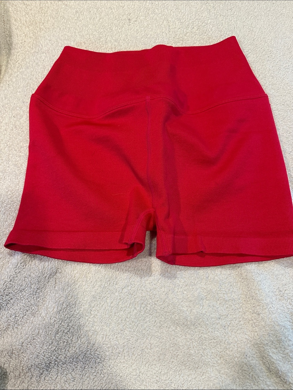 NWOT - Pink - High-Waist Red Active Shorts for Women